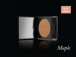 Pressed Powder - Maple